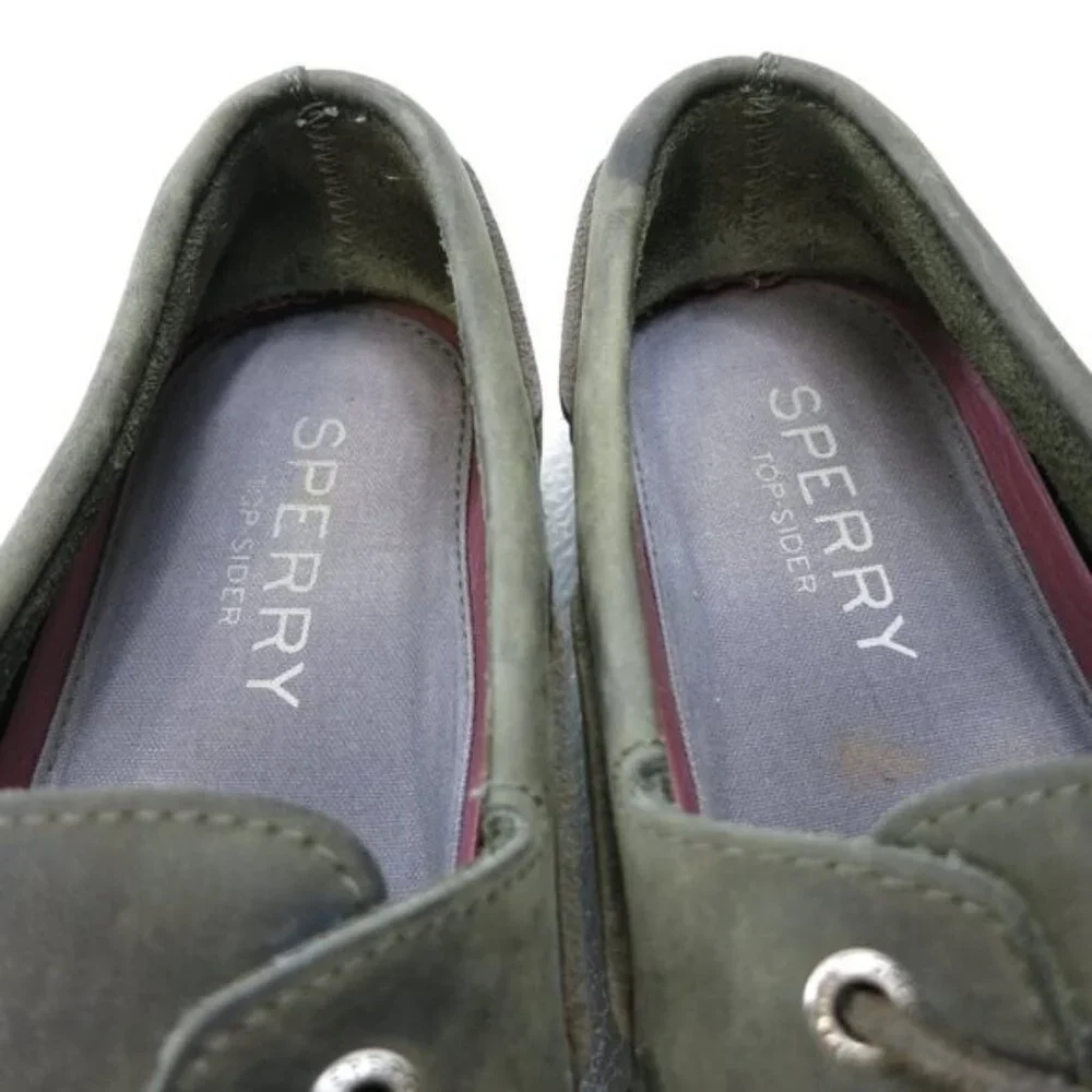 Sperry Top-Sider Nubuck Leather Deck Boat Shoes Mens Casual Footwear Sz 9.5 M
